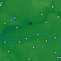 Nearby Forecast Locations - Wieleń - Kaart