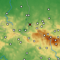 Nearby Forecast Locations - Zawidów - Kaart