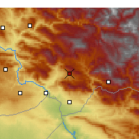 Nearby Forecast Locations - Şırnak - Kaart
