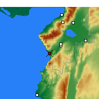 Nearby Forecast Locations - Samandağ - Kaart