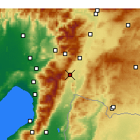 Nearby Forecast Locations - İslahiye - Kaart