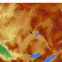 Nearby Forecast Locations - Çivril - Kaart