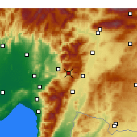 Nearby Forecast Locations - Bahçe - Kaart