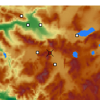 Nearby Forecast Locations - Serinhisar - Kaart
