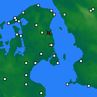 Nearby Forecast Locations - Hørsholm - Kaart