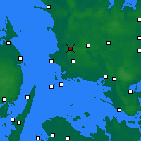 Nearby Forecast Locations - Slagelse - Kaart