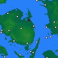 Nearby Forecast Locations - Kerteminde - Kaart