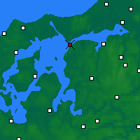 Nearby Forecast Locations - Løgstør - Kaart