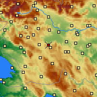 Nearby Forecast Locations - Borovnica - Kaart