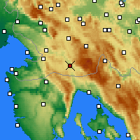 Nearby Forecast Locations - Ilirska Bistrica - Kaart