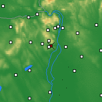 Nearby Forecast Locations - Budaörs - Kaart