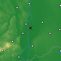 Nearby Forecast Locations - Kalocsa - Kaart