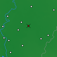 Nearby Forecast Locations - Gyomaendrőd - Kaart