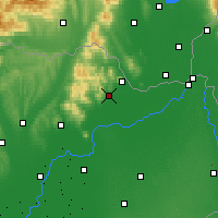 Nearby Forecast Locations - Sárospatak - Kaart