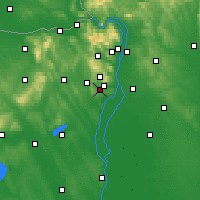 Nearby Forecast Locations - Törökbálint - Kaart