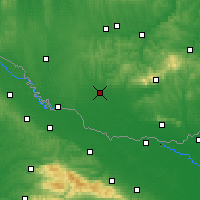 Nearby Forecast Locations - Szigetvár - Kaart