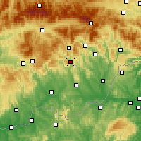 Nearby Forecast Locations - Hnúšťa - Kaart