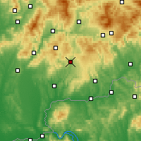 Nearby Forecast Locations - Krupina - Kaart