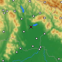 Nearby Forecast Locations - Michalovce - Kaart