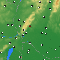 Nearby Forecast Locations - Modra - Kaart