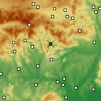 Nearby Forecast Locations - Rožňava - Kaart