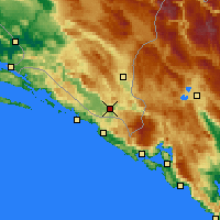 Nearby Forecast Locations - Trebinje - Kaart