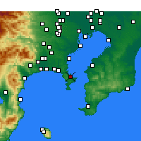 Nearby Forecast Locations - Yokosuka - Kaart