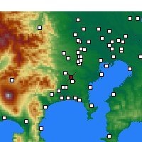 Nearby Forecast Locations - Machida - Kaart