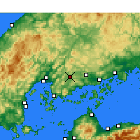 Nearby Forecast Locations - Higashihiroshima - Kaart