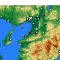 Nearby Forecast Locations - Izumi - Kaart