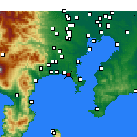 Nearby Forecast Locations - Kamakura - Kaart