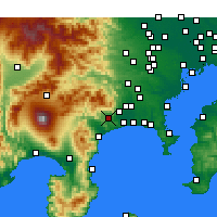 Nearby Forecast Locations - Hadano - Kaart