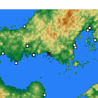 Nearby Forecast Locations - Shunan - Kaart