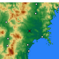 Nearby Forecast Locations - Osaki - Kaart