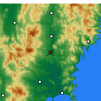Nearby Forecast Locations - Ichinoseki - Kaart