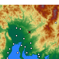 Nearby Forecast Locations - Tajimi - Kaart
