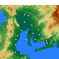 Nearby Forecast Locations - Tokai - Kaart