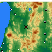 Nearby Forecast Locations - Yokote - Kaart
