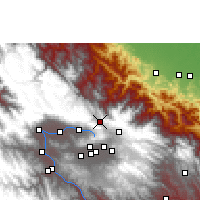 Nearby Forecast Locations - Colomi - Kaart