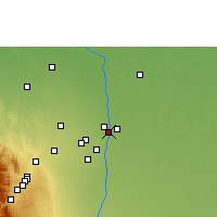 Nearby Forecast Locations - Puerto Pailas - Kaart
