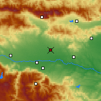 Nearby Forecast Locations - Rakovski - Kaart