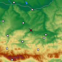 Nearby Forecast Locations - Pavlikeni - Kaart