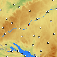 Nearby Forecast Locations - Riedlingen - Kaart