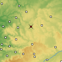 Nearby Forecast Locations - Crailsheim - Kaart