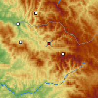 Nearby Forecast Locations - Vişeu de Sus - Kaart