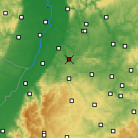 Nearby Forecast Locations - Bretten - Kaart