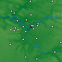 Nearby Forecast Locations - Villiers-sur-Marne - Kaart