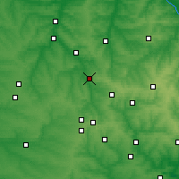 Nearby Forecast Locations - Toretsk - Kaart