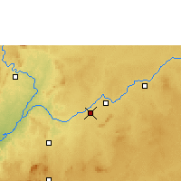 Nearby Forecast Locations - Mbandjock - Kaart