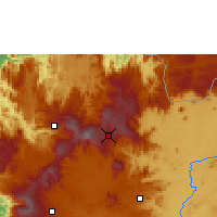 Nearby Forecast Locations - Kumbo - Kaart